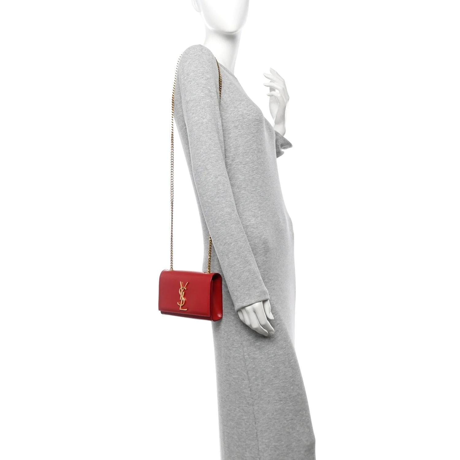 Grain de Poudre Medium Classic Monogram Kate Satchel 2
