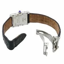 Cartier Must Tank SM W1014254 SV925 White Quartz Must Tank SM 4