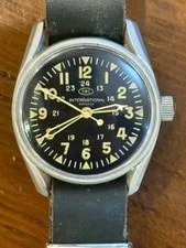 IWC Military Cal.89 Manual Wind Black Dial 35mm Running Swiss 2