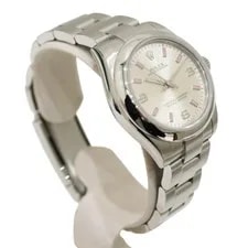 Rolex Oyster Perpetual 177200 Automatic 31mm Box Papers Silver 2