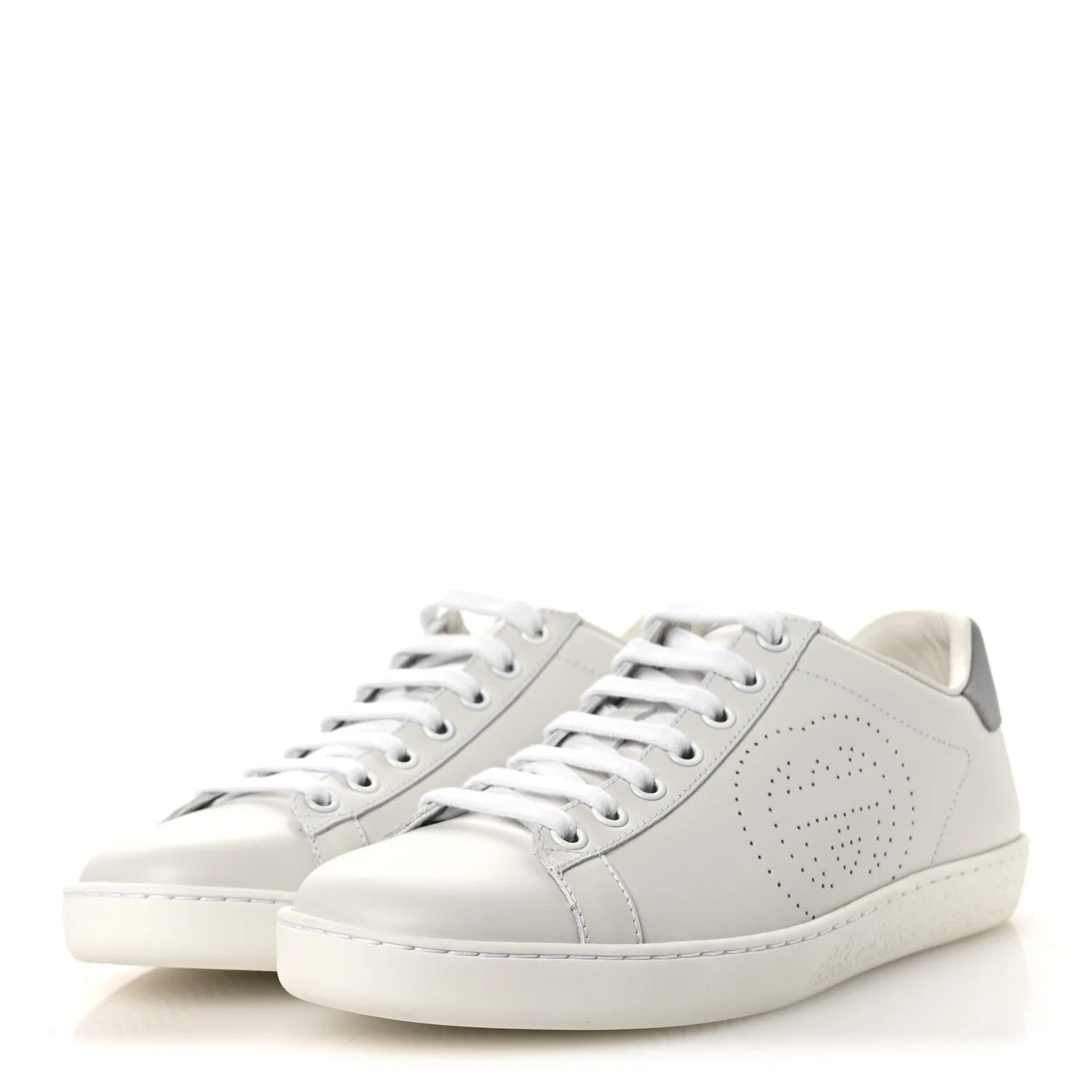 Interlocking G Perforated Ace Sneakers 4