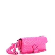 Gucci GG Marmont Monochrome Flap Matelasse Medium 2