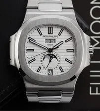 Patek Philippe — Patek Philippe Nautilus Annual Calendar White Dial 5726 | Full Set — Watch — resale