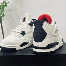 Air Jordan 4 Retro "Flight Club" Mid-Top Comfort Retro Basketball Shoes 4