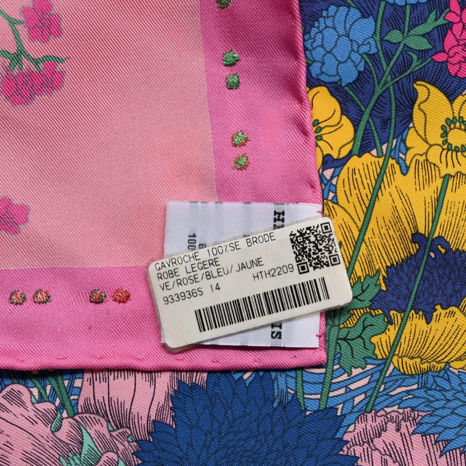 Embroidered Robe Legere Scarf 45 3