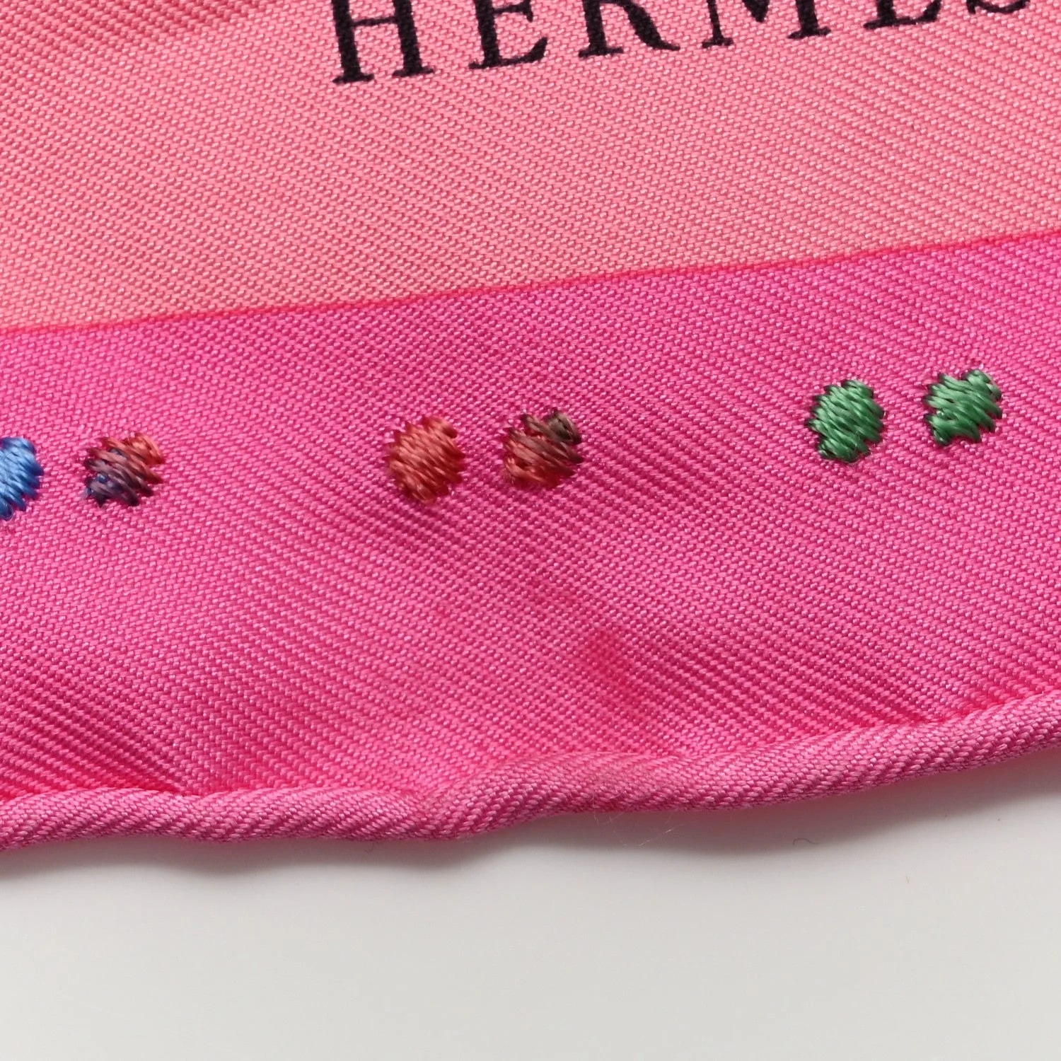 Embroidered Robe Legere Scarf 45 4