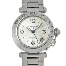 Cartier — Cartier Pasha C W31029M7 ( 2377) 35mm Stainless Steel Silver #WW7249 — Watch — resale