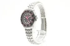 [Exc+5] TAG Heuer Formula 1 377.508 Quartz Black Pink Dial Japan 3