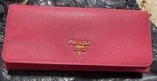 Prada Long Bifold Crossbody Wallet 3