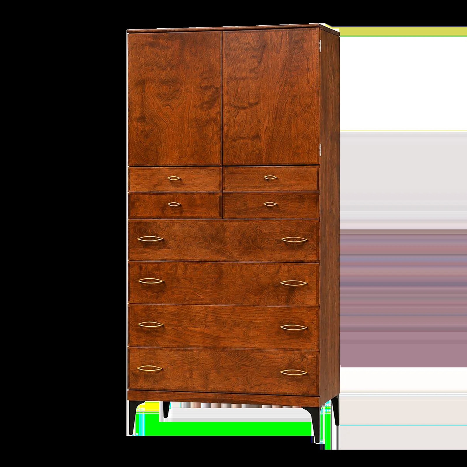 Heywood-Wakefield — 1960s Refinished Heywood Wakefield Contessa Armoire Dresser — Furniture — resale