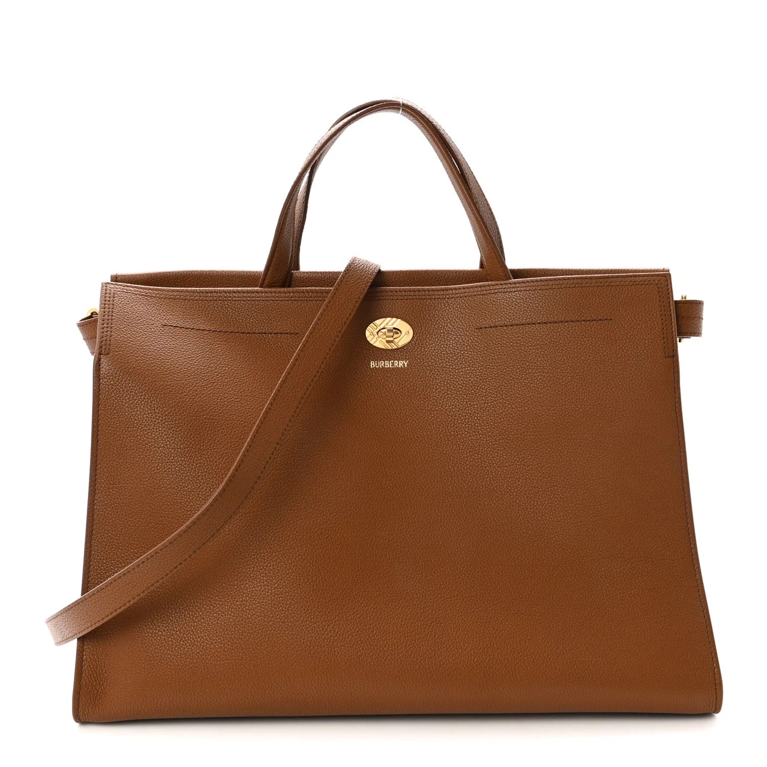 Burberry — Grainy Medium Cotswolds Hazel — Handbag — resale
