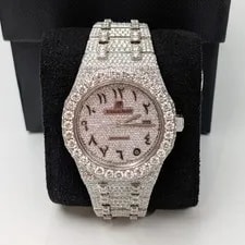 Audemars Piguet 15400ST Royal Oak Iced Out Diamond 2017 3