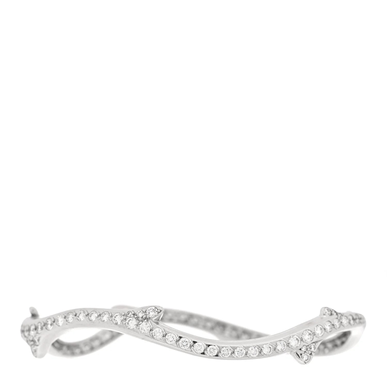 Dior — 18K White Gold Bois de Pave — Jewelry — resale