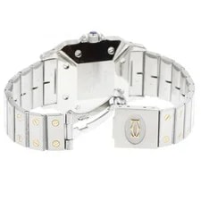 Cartier Santos Galbé LM 81036288 29mm SS White #C11884 4