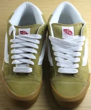 Vans Knu Skool Mid Gum Bottom Striped Skate Shoes 3