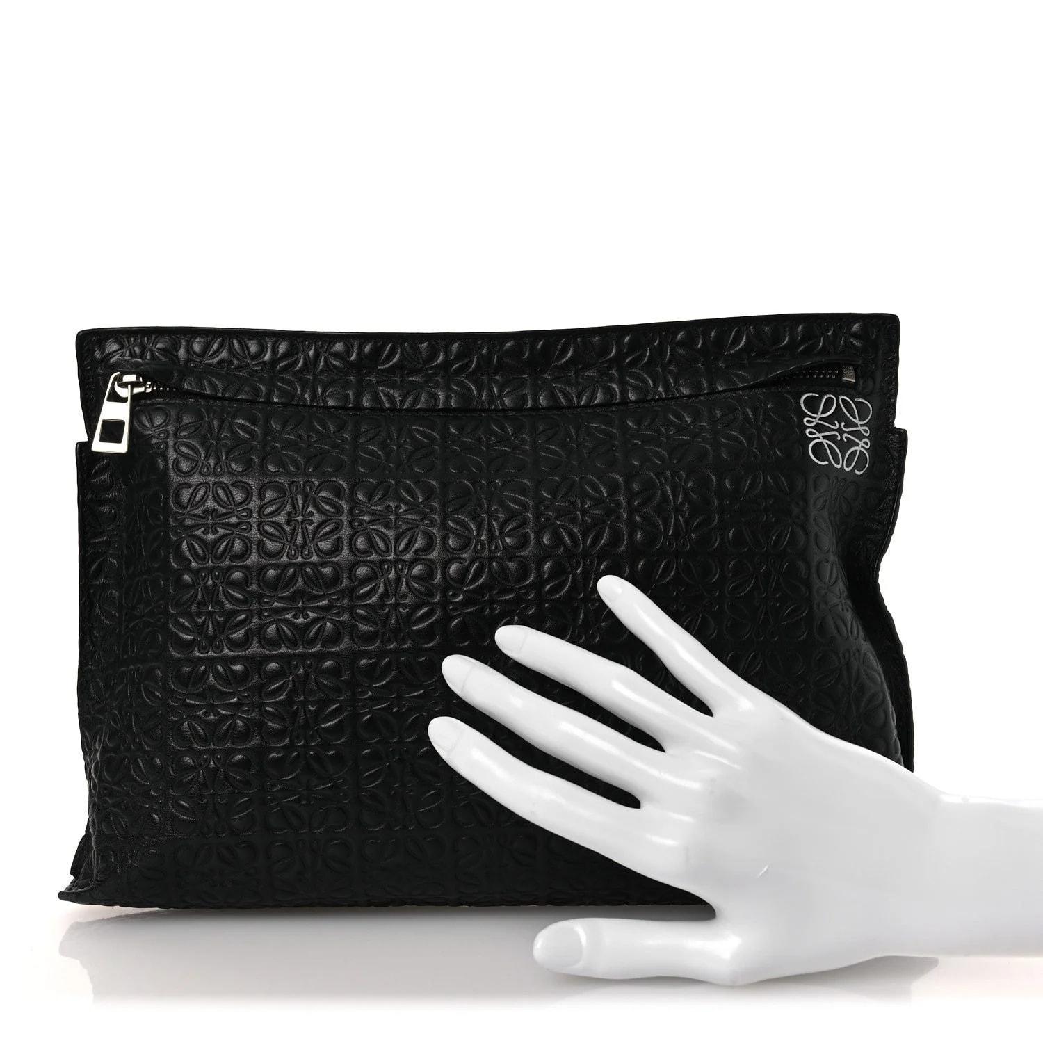 Embossed Repeat T Pouch 2