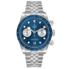 Tudor Black Bay Chronograph Steel Blue Dial 79360B Box Card 2