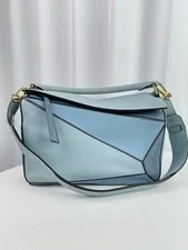 Auth Loewe Puzzle Medium Crossbody Multitone 2
