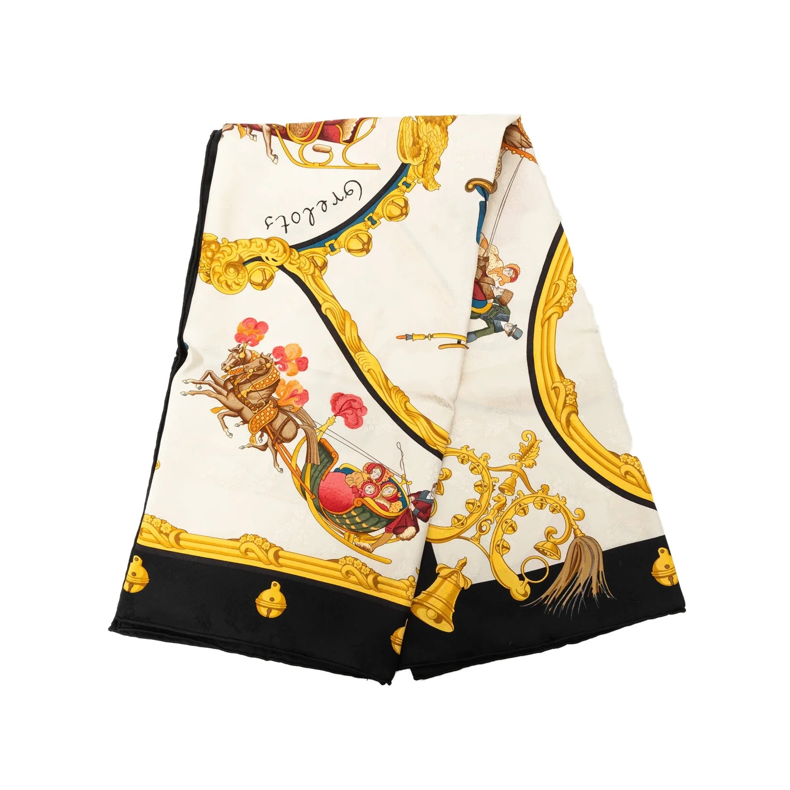 Hermès — Plumes et Grelots Scarf 90 — Accessory — resale