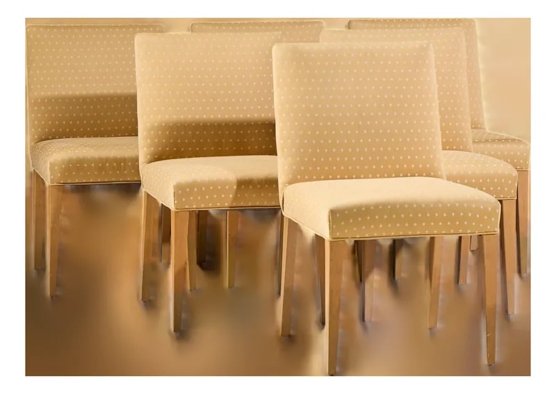 Dunbar Furniture — Edward Wormley for Dunbar Mid Century Bleached Dining - Set of 6 — Furniture — resale