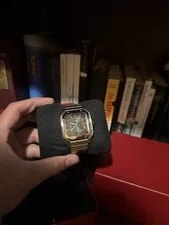 Cartier Santos Automatic Green Dial W/ Box, Papers, Extras 2
