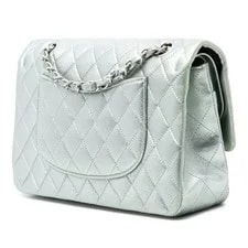 Chanel Medium Classic Metallic Double Flap 2