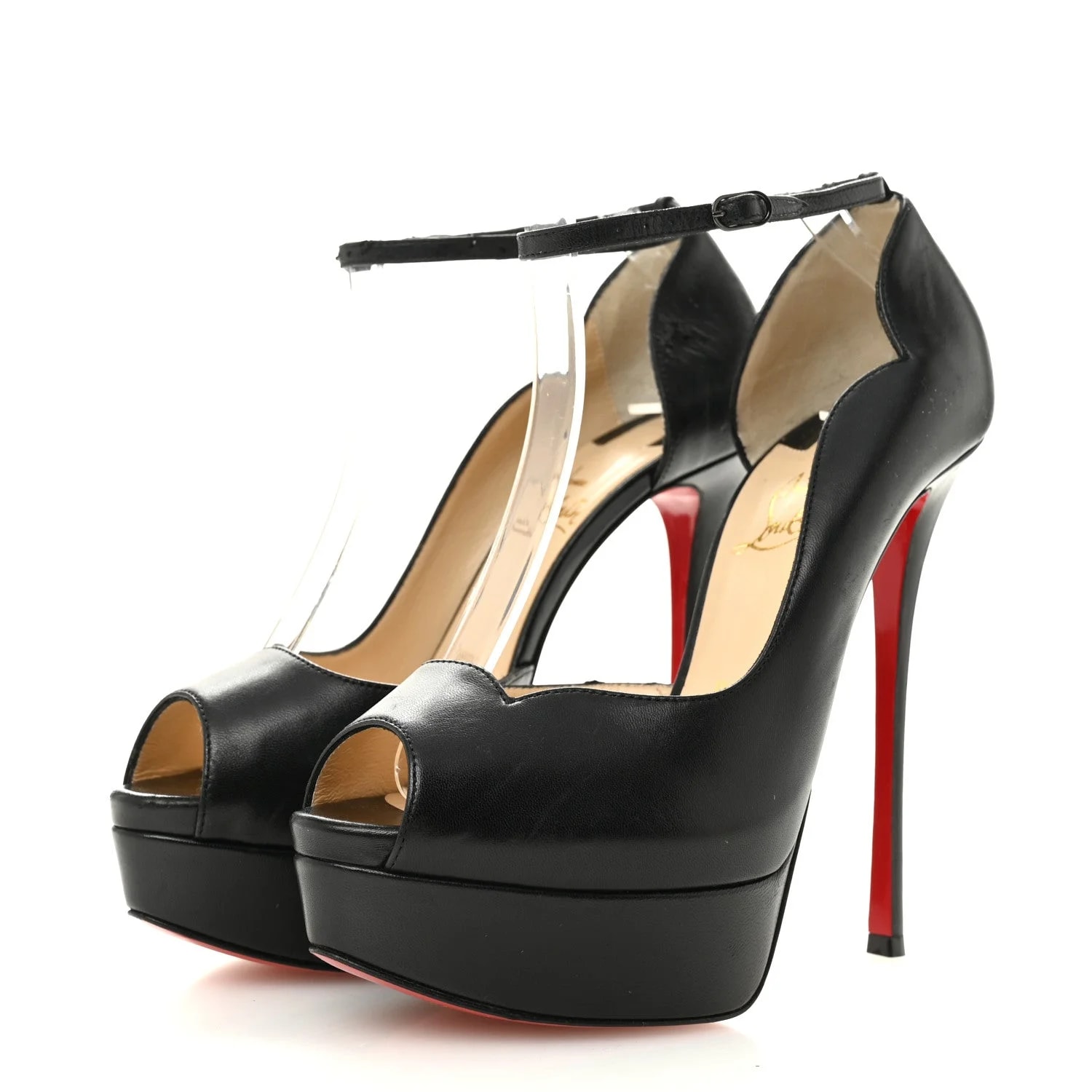 After Sun Round Chick Alta Platform Peep Toe 120 37 4