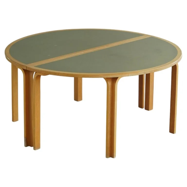 Magnus Olesen, Rud Thygesen and Johnny Sorensen — Rud Thygesen & Johnny Sørensen, Round Dining Danish Modern, 1970s — Furniture — resale