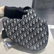 Dior Saddle Iconic Embroidered Print Monogram - Very Good #6XG2IQ 4