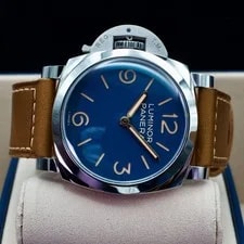 Panerai — Panerai Luminor Destro PAM01732 44mm Steel Blue Dial Box Papers 2026 — Watch — resale