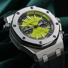 Audemars Piguet — Audemars Piguet Royal Oak Offshore Chronograph Blue Titanium SET 26480TI — Watch — resale