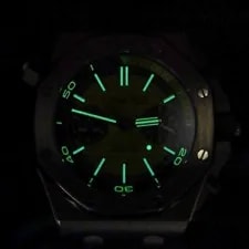 Audemars Piguet Royal Oak Offshore Chronograph Blue Titanium SET 26480TI 2