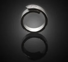 Cartier 18K Anniversary 18K White Gold Diamond 1P Size 47 5.8MM 75683735 2