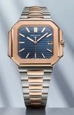 Patek Philippe — Patek Philippe 5821/1AR-001 Cubitus Sunburst Blue Dial Stainless 18kt Rose Gold — Watch — resale
