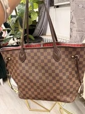 Louis Vuitton — Louis Vuitton Neverfull Checkered Lining — Handbag — resale