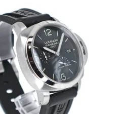O.panerai Luminor 1950 3 Days GMT PAM00321 Automatic 44.0mm Box Papers Black 3
