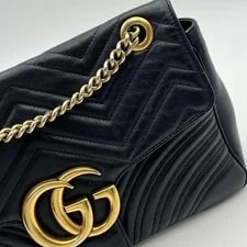 Auth Gucci GG Marmont Matelasse Chain X198 26.06.03 4