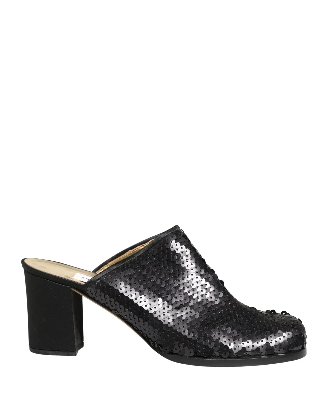 Dolce & Gabbana — Dolce & Gabbana Sequined Mules — Designer Shoe — resale