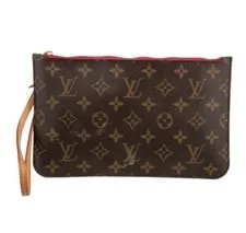 Louis Vuitton — Authentic Louis Vuitton Never Full Wristlet — Handbag — resale