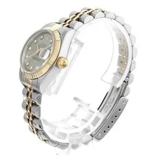 Rolex Datejust 10P Diamond 69173G Gray Print Computer W Number Second Hand 2