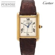 Cartier — Cartier Must Tank Vermeil W1013754 S Ivory SV925 Quartz — Watch — resale