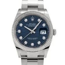 Rolex — Rolex Datejust 36 126234 Bright Blue Dial Stainless Steel Automatic 36mm #W842 — Watch — resale