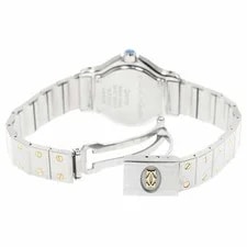 Cartier Santos Octagon SM W2001683 YG Combi Date Quartz 4