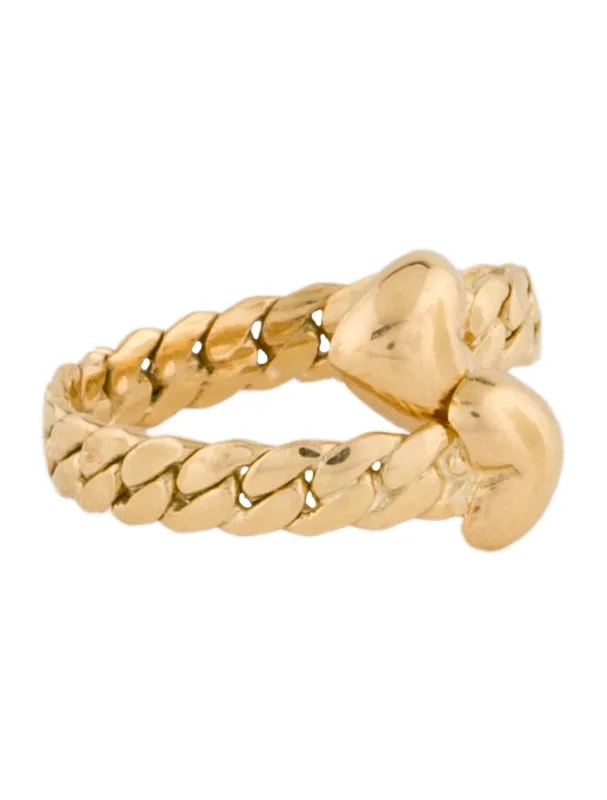 18K Double Heart Bypass — Jewelry — resale