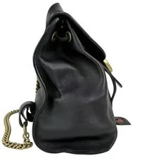 Gucci GG Marmont Web Heart Star Flap Chain Backpack Good Condition 2