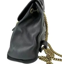 Gucci GG Marmont Web Heart Star Flap Chain Backpack Good Condition 4