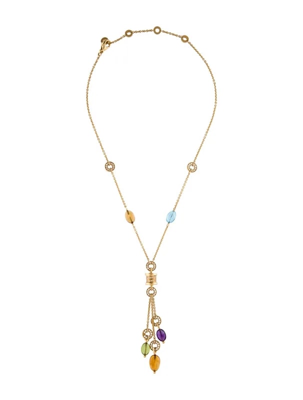 Bvlgari — 18K Multistone & B.zero1 Necklace — Jewelry — resale
