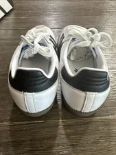 Adidas Samba ’S Indoor Soccer Shoes Low Size 7 - W/ Stripes 3
