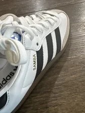 Adidas Samba ’S Indoor Soccer Shoes Low Size 7 - W/ Stripes 4