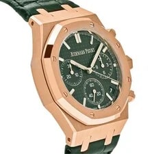 Audemars Piguet Royal Oak 26240OR.OO.D404CR.02 Chronograph Rose Gold Green Dial 3
